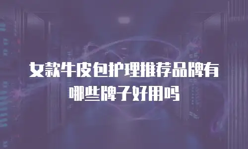 女款牛皮包护理推荐品牌有哪些牌子好用吗