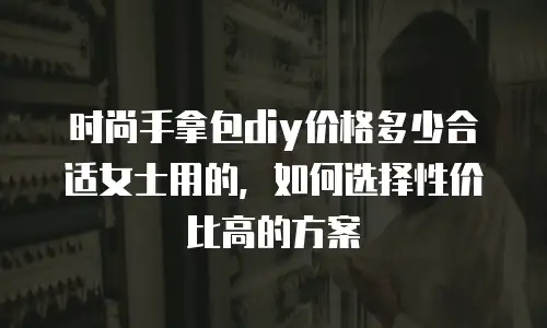 时尚手拿包diy价格多少合适女士用的，如何选择性价比高的方案
