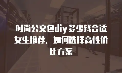 时尚公文包diy多少钱合适女生推荐，如何选择高性价比方案