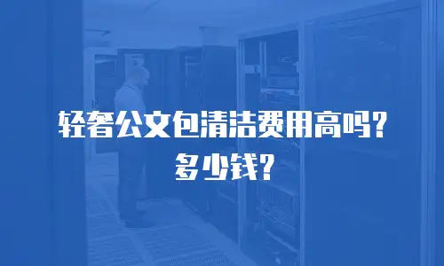 轻奢公文包清洁费用高吗？多少钱？