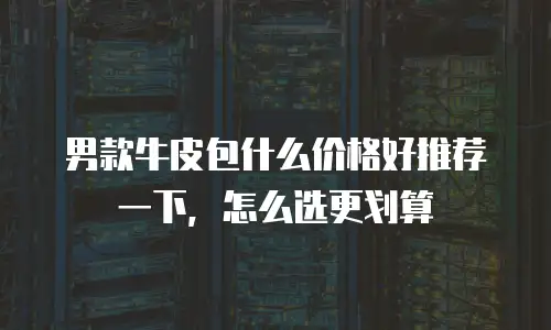 男款牛皮包什么价格好推荐一下，怎么选更划算