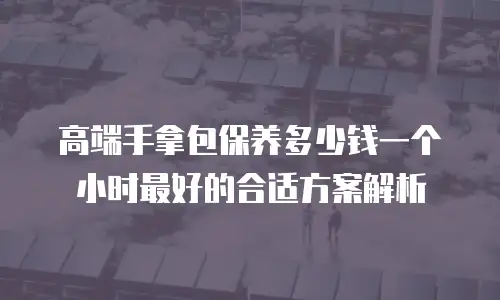 高端手拿包保养多少钱一个小时最好的合适方案解析