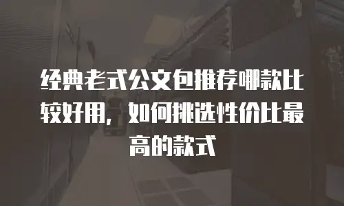 经典老式公文包推荐哪款比较好用，如何挑选性价比最高的款式
