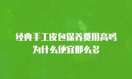经典手工皮包保养费用高吗为什么便宜那么多