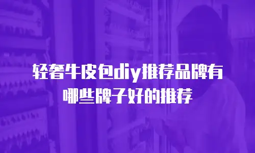轻奢牛皮包diy推荐品牌有哪些牌子好的推荐