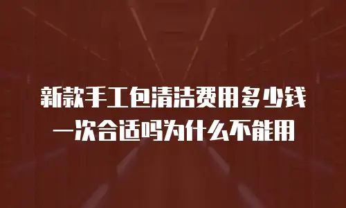 新款手工包清洁费用多少钱一次合适吗为什么不能用