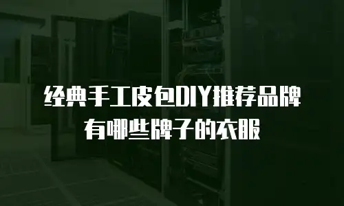 经典手工皮包DIY推荐品牌有哪些牌子的衣服