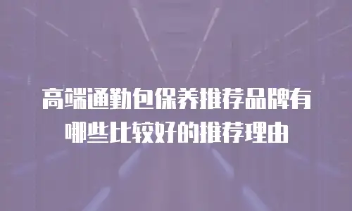 高端通勤包保养推荐品牌有哪些比较好的推荐理由