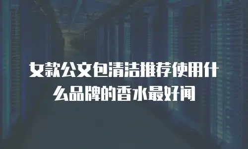 女款公文包清洁推荐使用什么品牌的香水最好闻