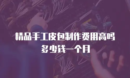 精品手工皮包制作费用高吗多少钱一个月