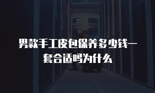男款手工皮包保养多少钱一套合适吗为什么