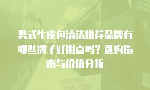 男式牛皮包清洁推荐品牌有哪些牌子好用点吗？选购指南与价值分析