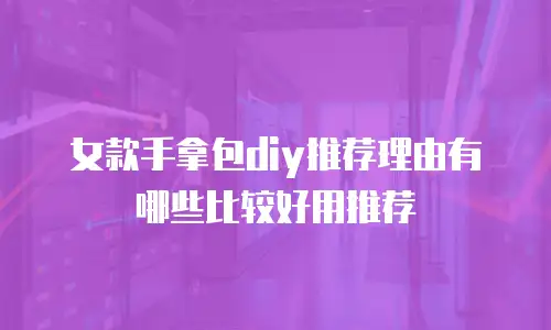 女款手拿包diy推荐理由有哪些比较好用推荐