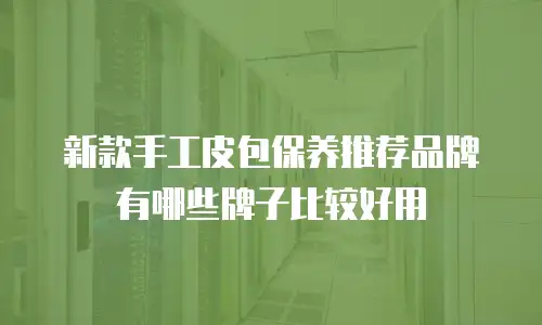 新款手工皮包保养推荐品牌有哪些牌子比较好用