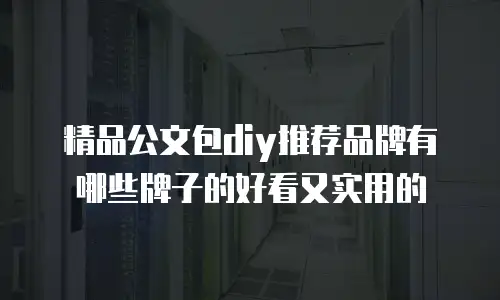 精品公文包diy推荐品牌有哪些牌子的好看又实用的