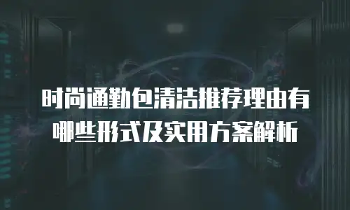 时尚通勤包清洁推荐理由有哪些形式及实用方案解析