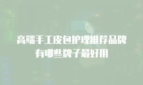 高端手工皮包护理推荐品牌有哪些牌子最好用
