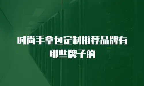 时尚手拿包定制推荐品牌有哪些牌子的