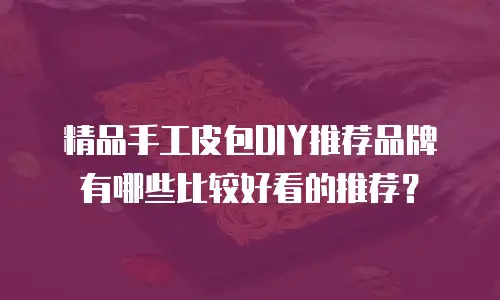 精品手工皮包DIY推荐品牌有哪些比较好看的推荐？
