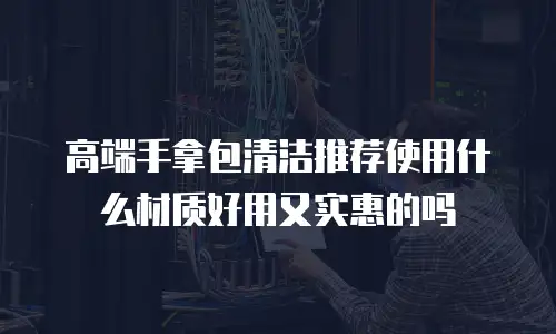 高端手拿包清洁推荐使用什么材质好用又实惠的吗