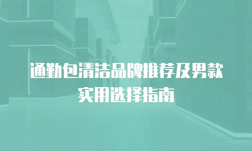 通勤包清洁品牌推荐及男款实用选择指南