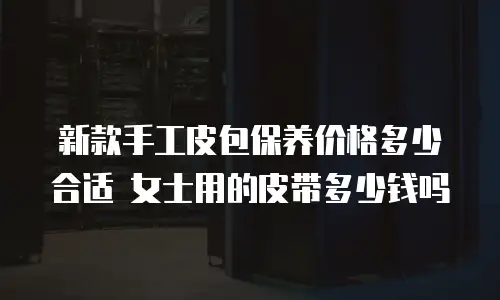 新款手工皮包保养价格多少合适 女士用的皮带多少钱吗