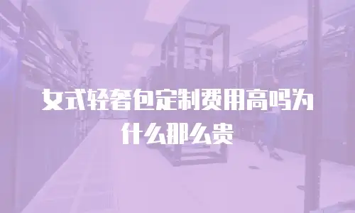 女式轻奢包定制费用高吗为什么那么贵