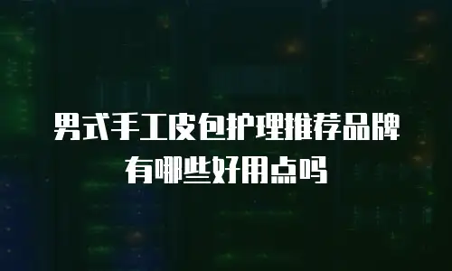 男式手工皮包护理推荐品牌有哪些好用点吗