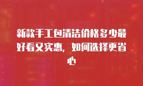 新款手工包清洁价格多少最好看又实惠，如何选择更省心