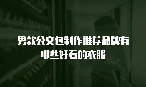 男款公文包制作推荐品牌有哪些好看的衣服