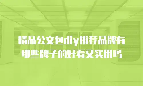 精品公文包diy推荐品牌有哪些牌子的好看又实用吗