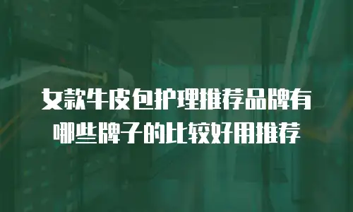 女款牛皮包护理推荐品牌有哪些牌子的比较好用推荐
