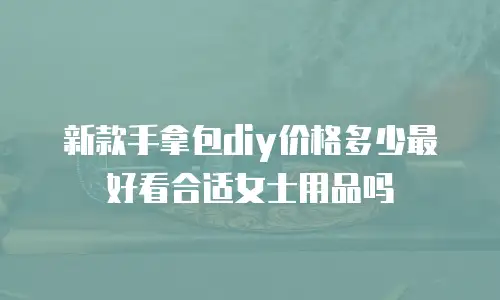 新款手拿包diy价格多少最好看合适女士用品吗