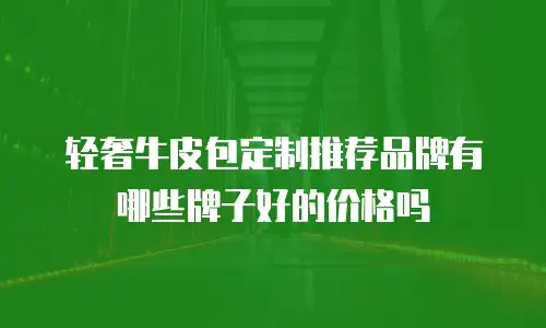 轻奢牛皮包定制推荐品牌有哪些牌子好的价格吗