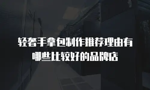 轻奢手拿包制作推荐理由有哪些比较好的品牌店
