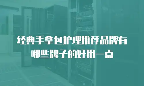 经典手拿包护理推荐品牌有哪些牌子的好用一点