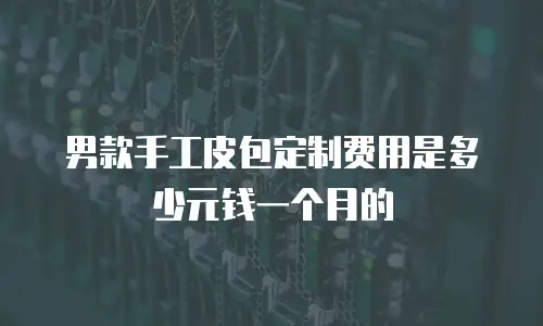 男款手工皮包定制费用是多少元钱一个月的