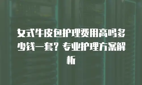 女式牛皮包护理费用高吗多少钱一套？专业护理方案解析