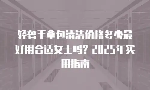 轻奢手拿包清洁价格多少最好用合适女士吗？2025年实用指南