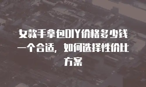 女款手拿包DIY价格多少钱一个合适，如何选择性价比方案