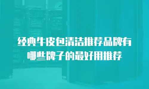 经典牛皮包清洁推荐品牌有哪些牌子的最好用推荐