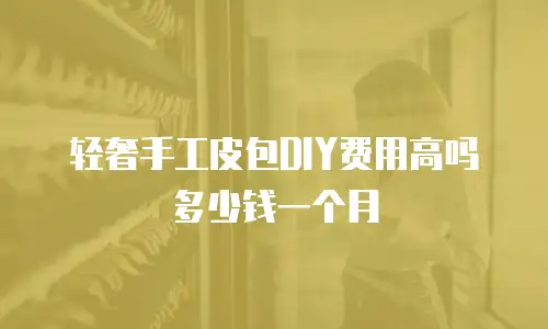 轻奢手工皮包DIY费用高吗多少钱一个月