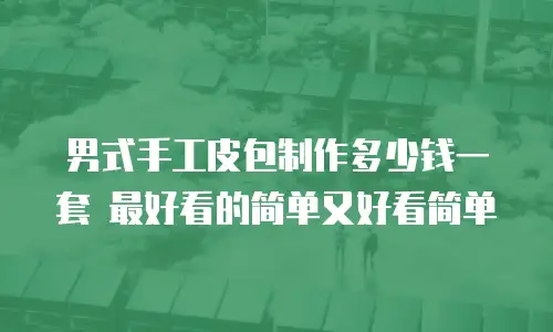 男式手工皮包制作多少钱一套 最好看的简单又好看简单
