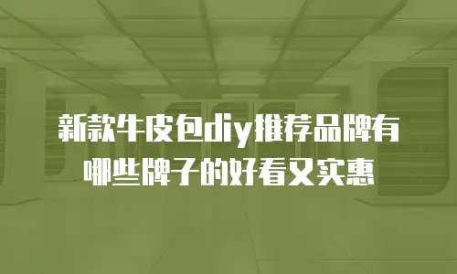 新款牛皮包diy推荐品牌有哪些牌子的好看又实惠