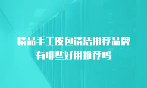 精品手工皮包清洁推荐品牌有哪些好用推荐吗