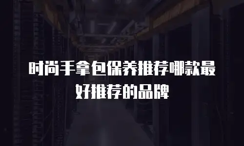 时尚手拿包保养推荐哪款最好推荐的品牌