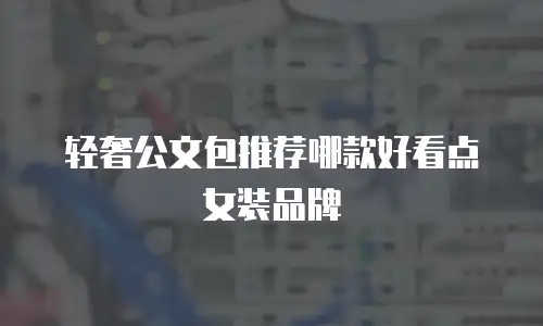轻奢公文包推荐哪款好看点女装品牌