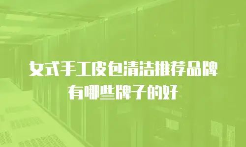 女式手工皮包清洁推荐品牌有哪些牌子的好