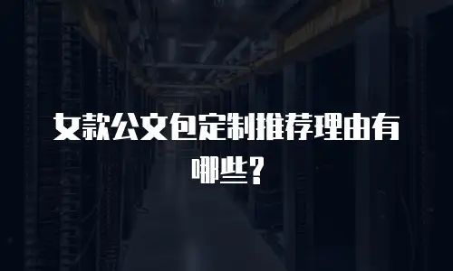 女款公文包定制推荐理由有哪些?