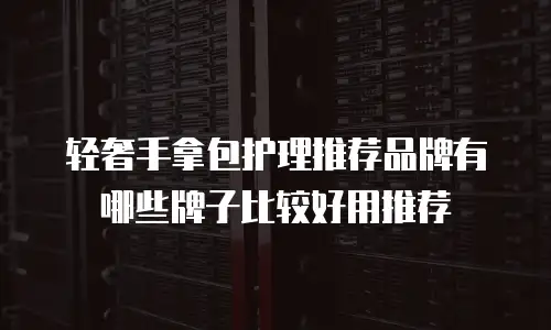 轻奢手拿包护理推荐品牌有哪些牌子比较好用推荐